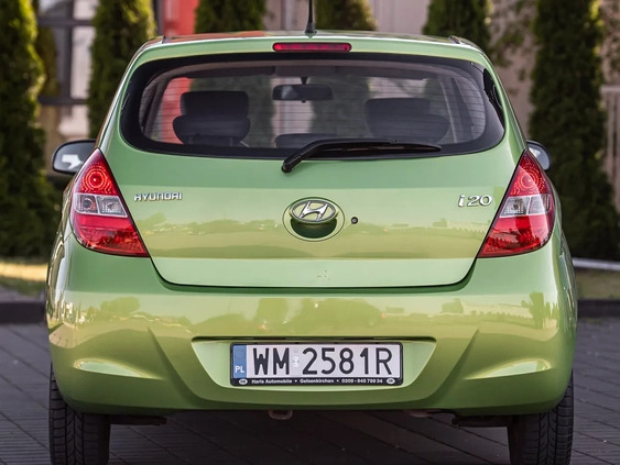 Hyundai i20 cena 13700 przebieg: 230000, rok produkcji 2010 z Radom małe 254